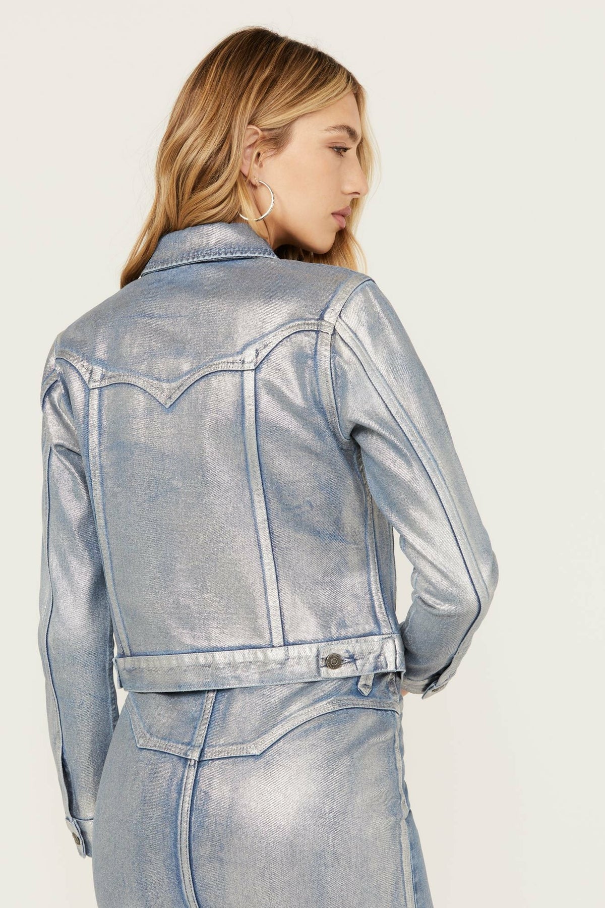 Goldfinch Denim Foiled Jacket