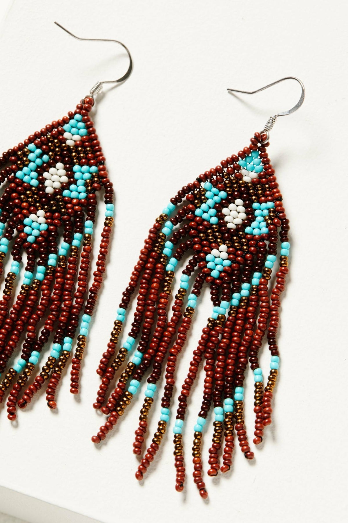 Wild Canyon Seed Bead Earrings