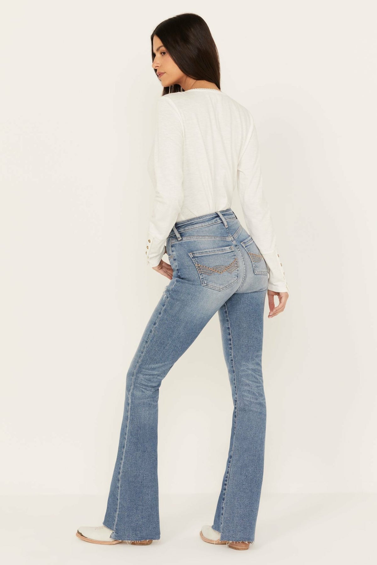 Glenrose Vintage Gypsy High Rise Bootcut Jeans