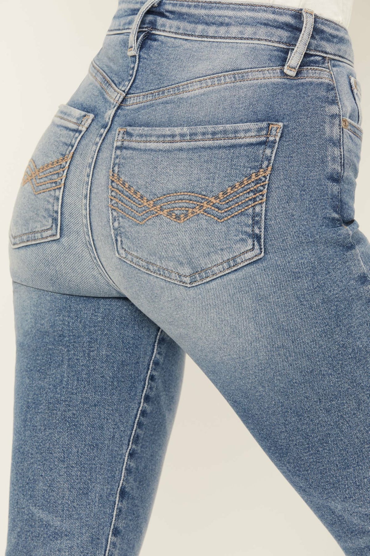 Glenrose Vintage Gypsy High Rise Bootcut Jeans