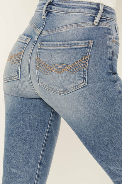 Glenrose Vintage Gypsy High Rise Bootcut Jeans