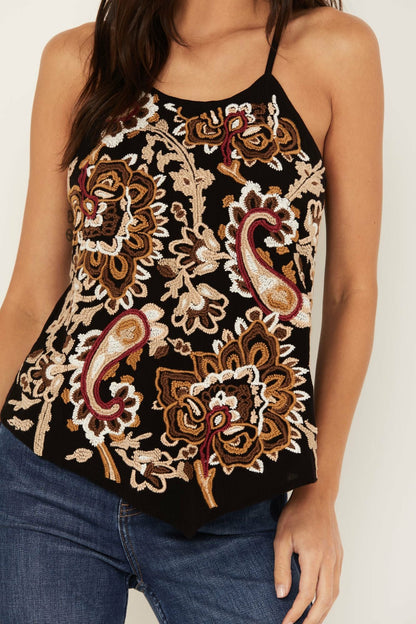 Tullia Embroidered Tank