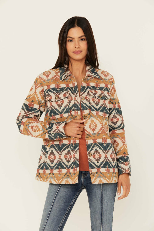 Southwestern Striped Shacket
