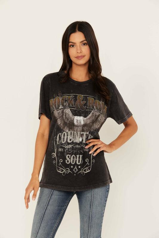 Jennie Rhinestone Graphic Tee