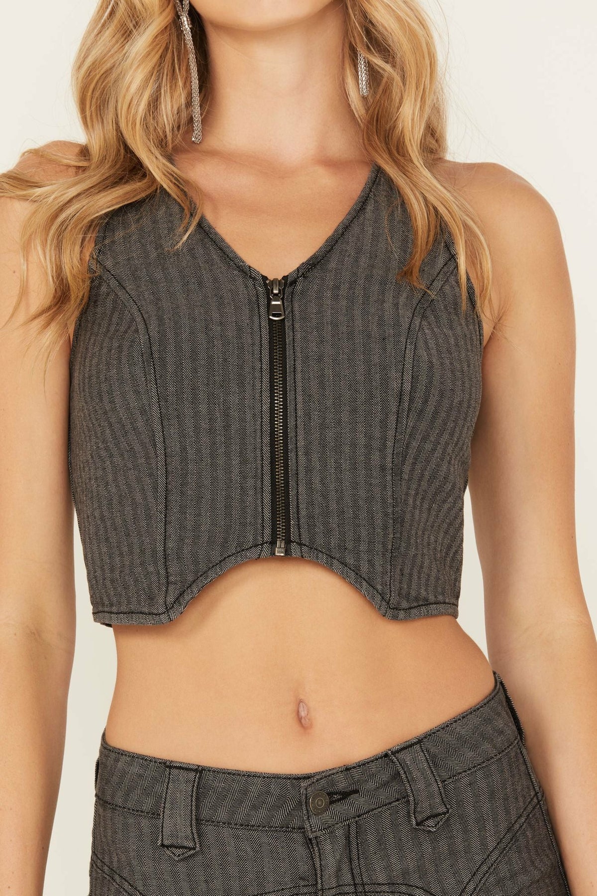 Annex Herringbone Vest