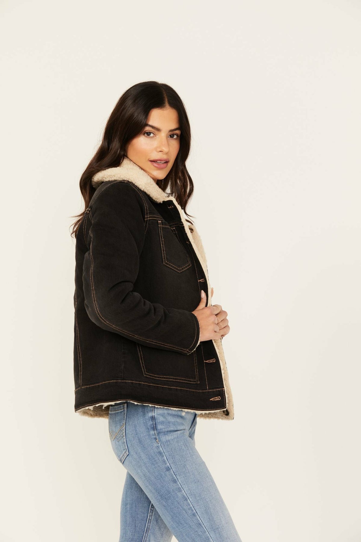 Blackburn Reversible Denim Sherpa Jacket