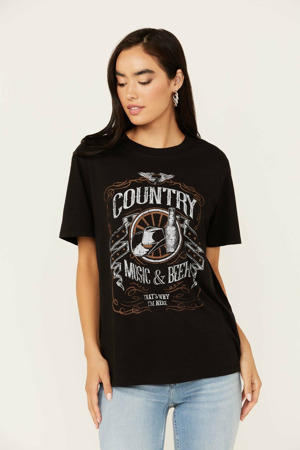 Helen Country Music and Beer Short Sleeve Graphic Tee