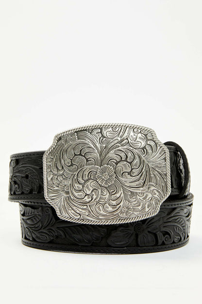 Westerly Drive Black Tooled Belt
