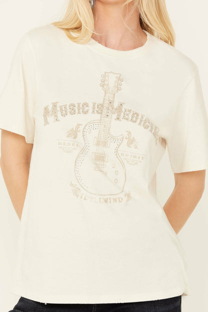 Rollingwood Guitar Graphic Short Sleeve Tee