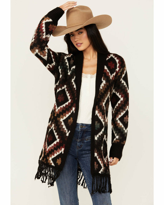Timothy Southwestern Print Sweater