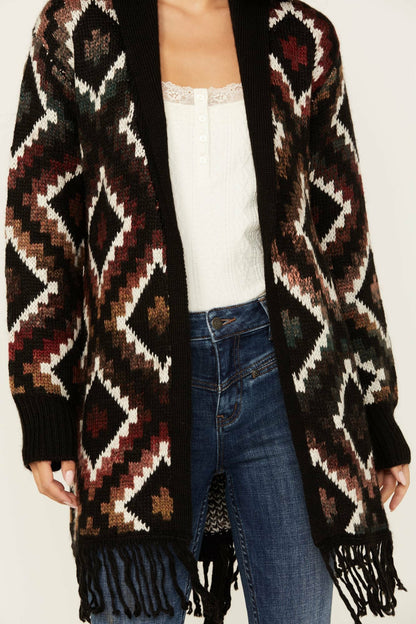 Timothy Southwestern Print Sweater