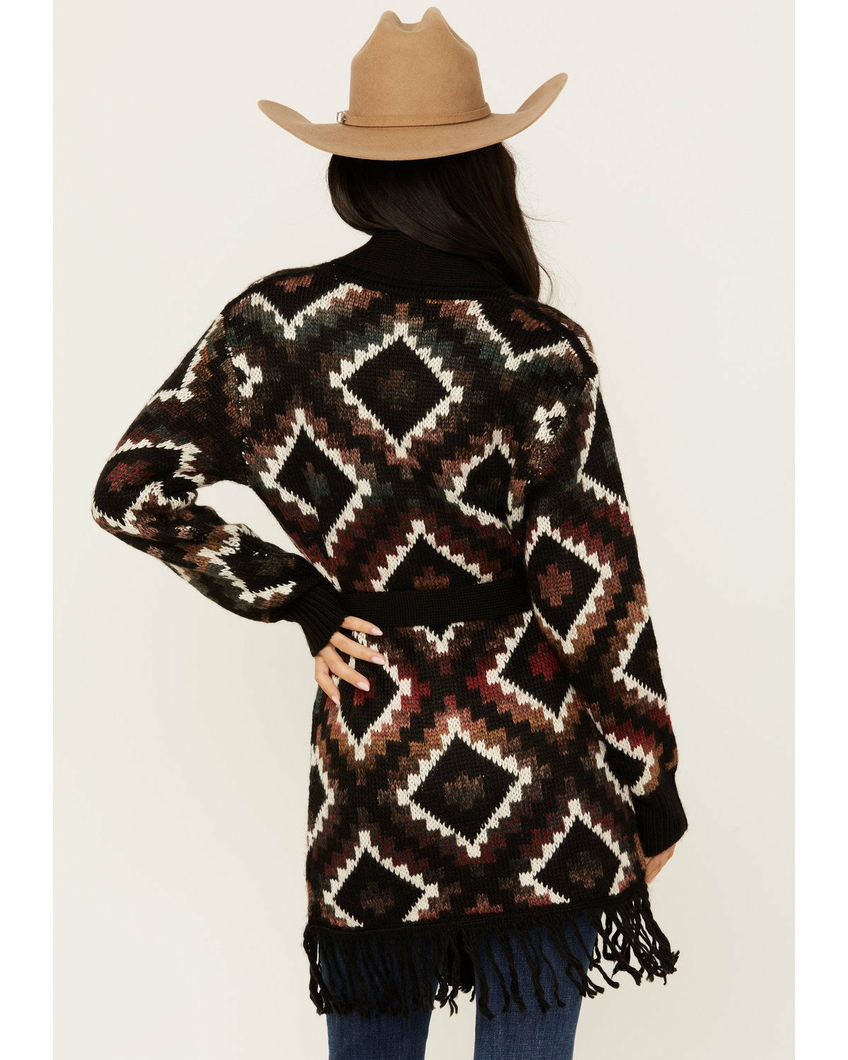 Timothy Southwestern Print Sweater