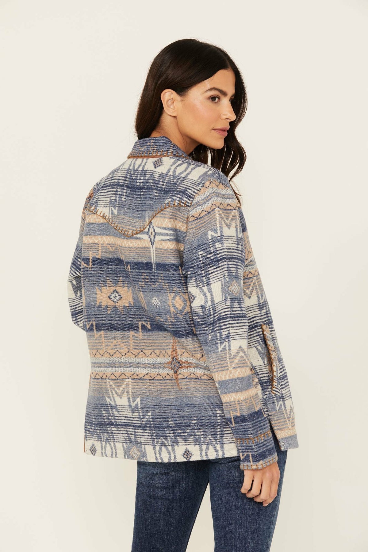 Sanford Whip Stitch Blanket Jacket