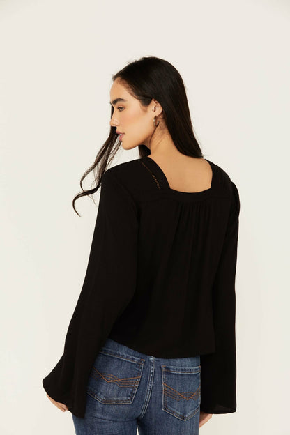 Cedar Lace-Up Top