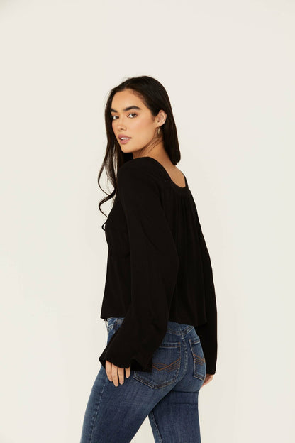 Cedar Lace-Up Top