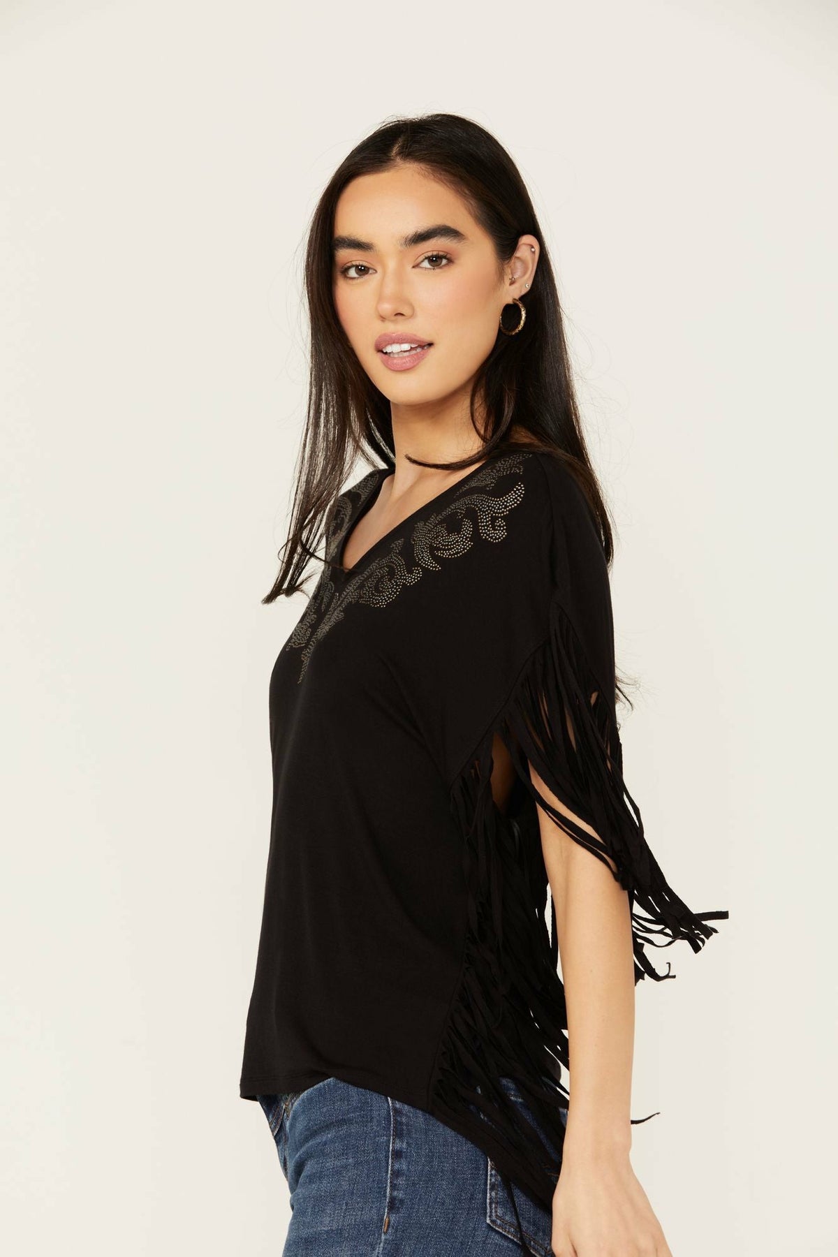 Milner Fringe Short Sleeve Studded Shirt