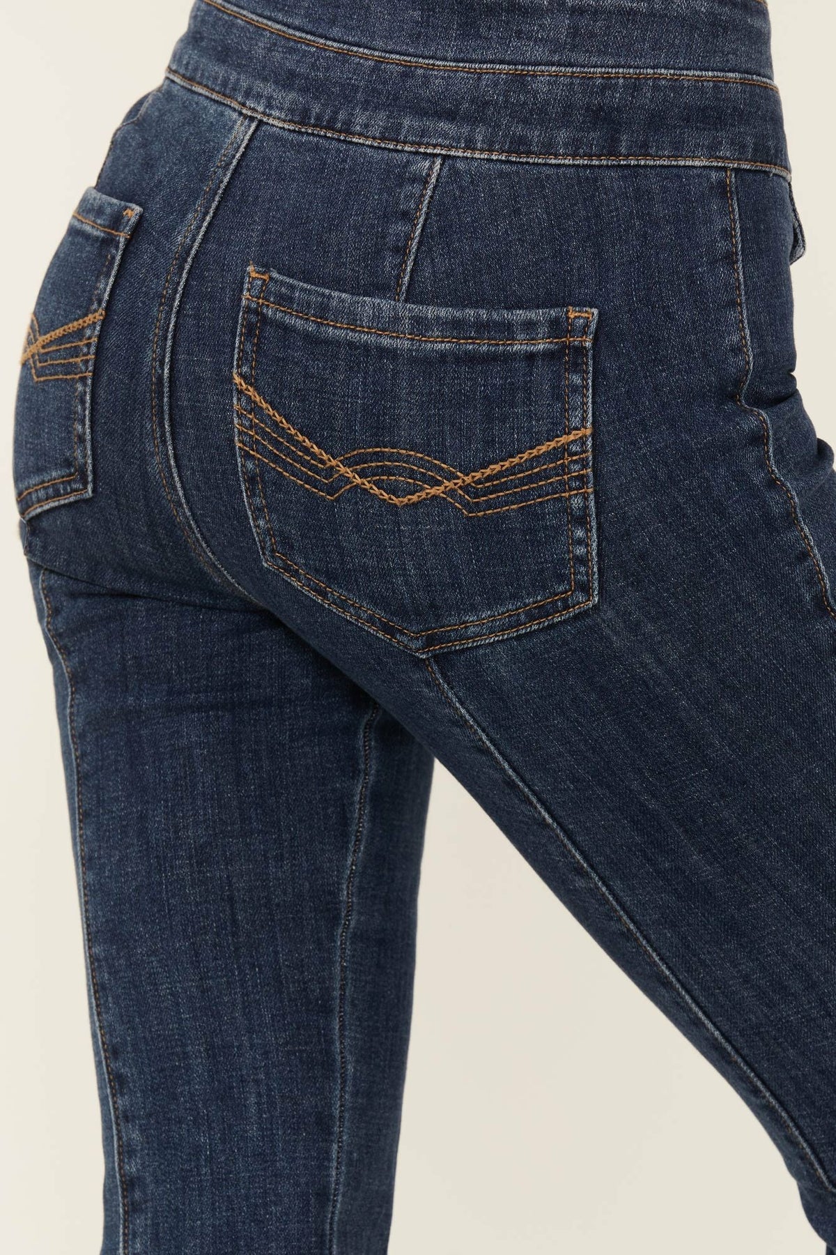 La Vista Dark Wash Legend High Rise Bootcut Comfort Stretch Denim Jeans