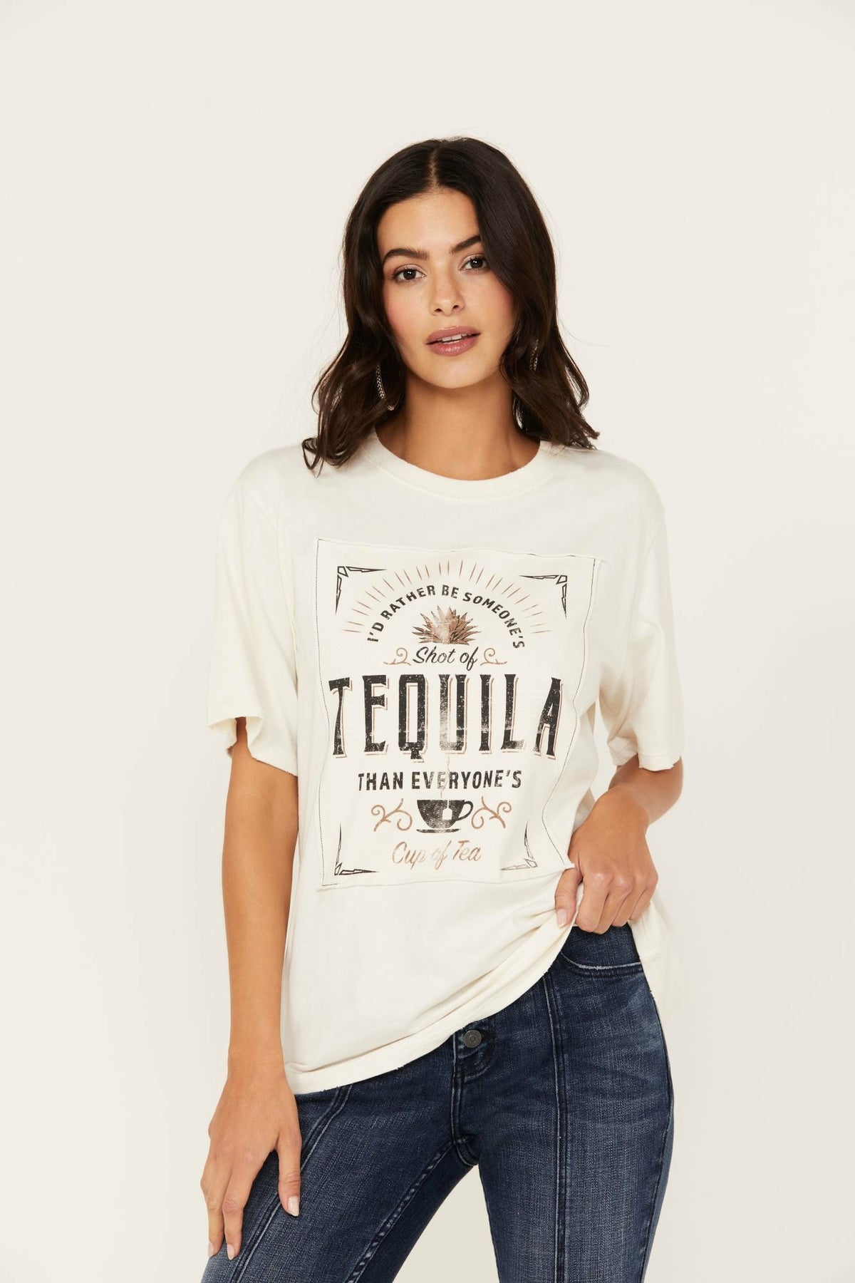 Shot Of Tequila Short Sleeve Graphic Tee