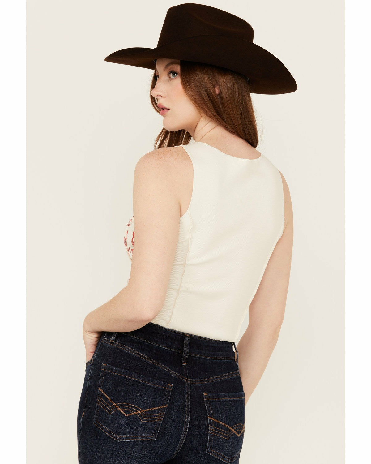 Rhett The West Was Wild Graphic Rib Knit Tank