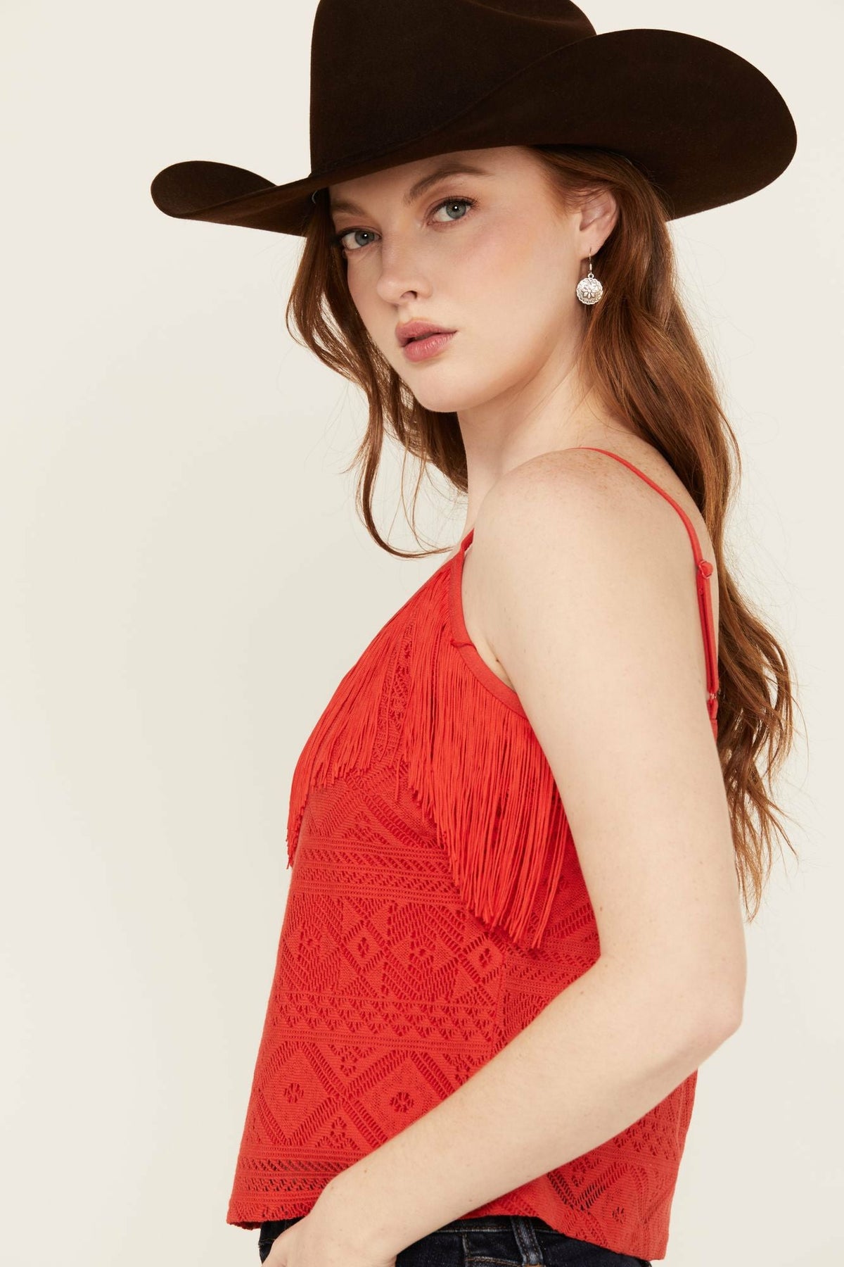 Redmond Lace Fringe Cami