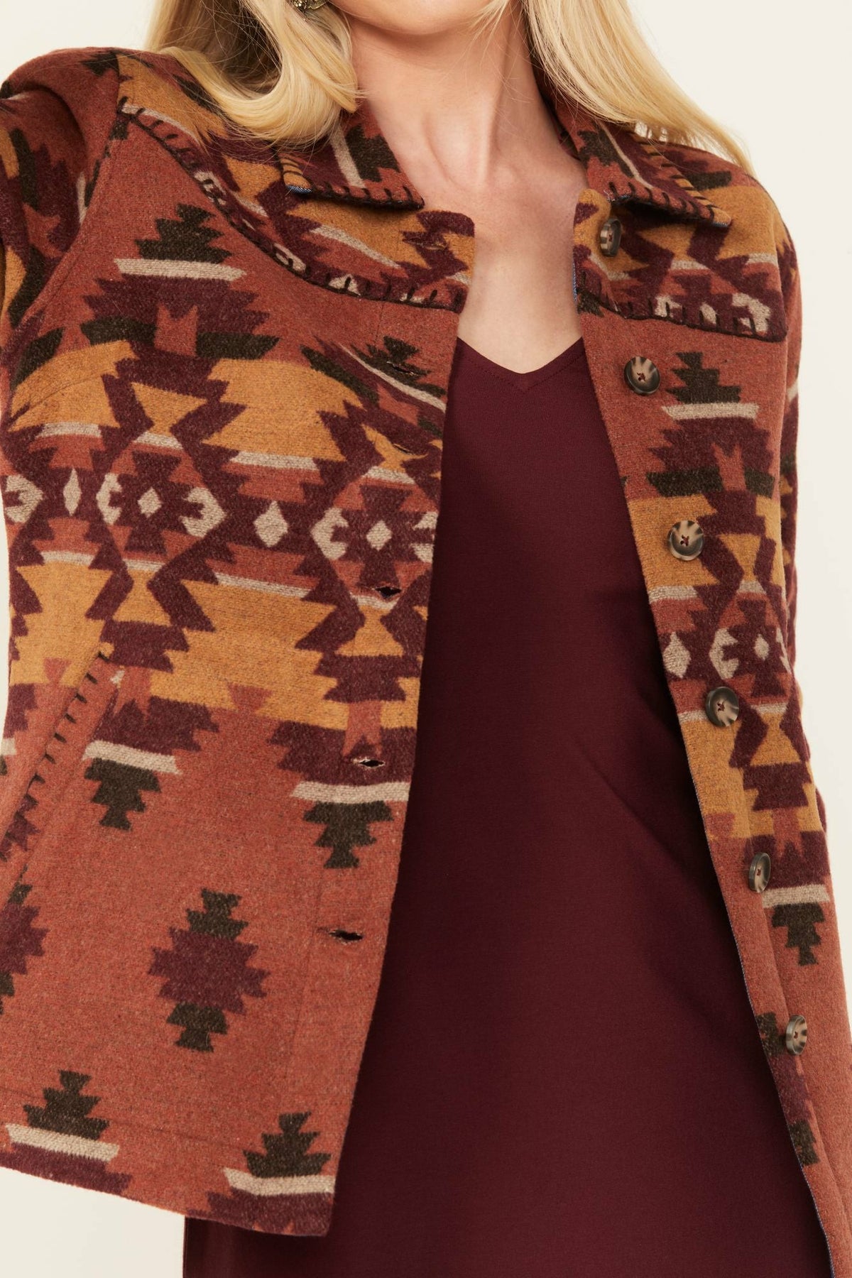 Lane Southwestern Print Shacket