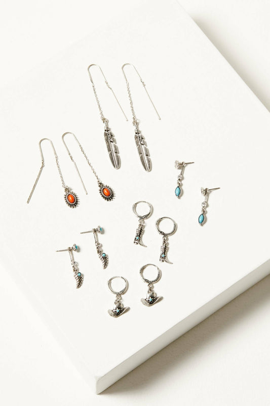 Bellvue Antique Earring Set - 6 Piece
