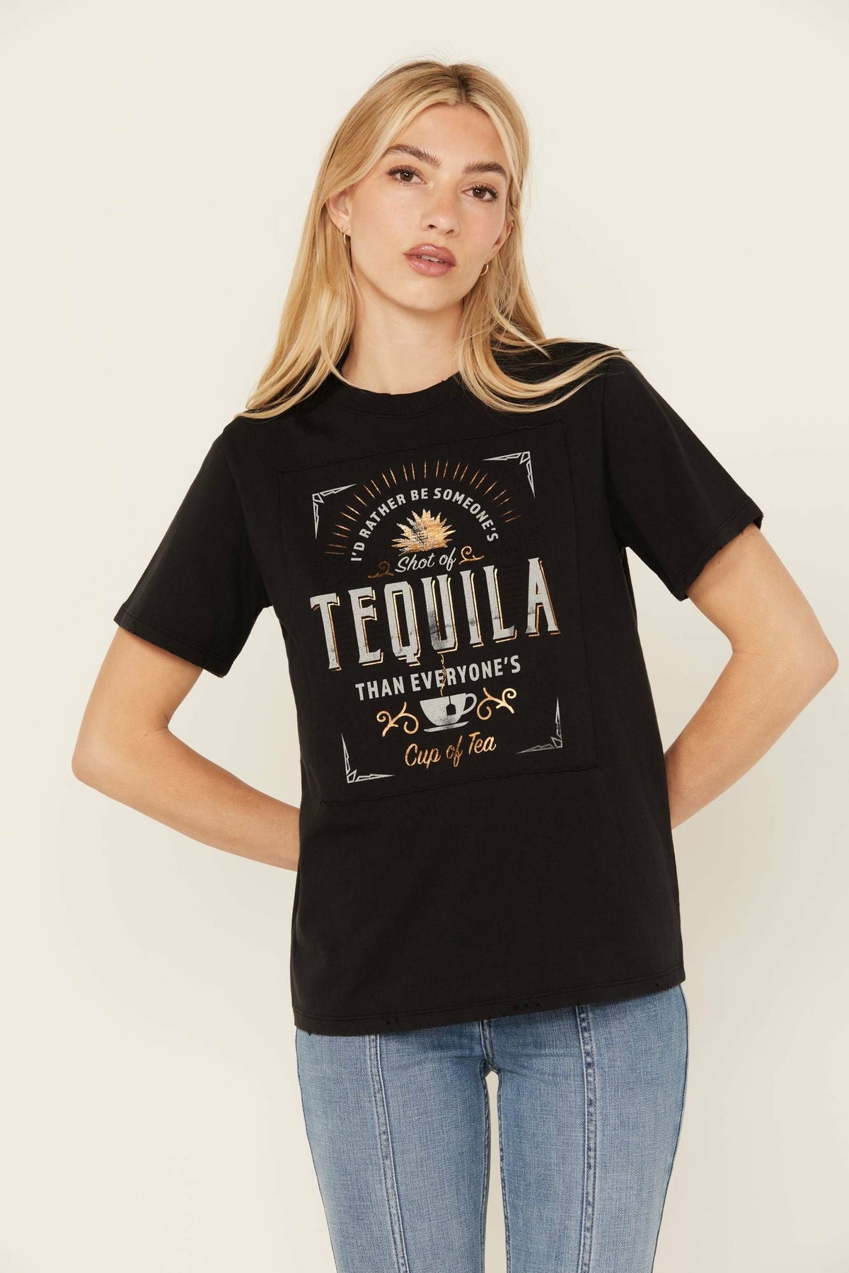 Shot Of Tequila Short Sleeve Graphic Tee
