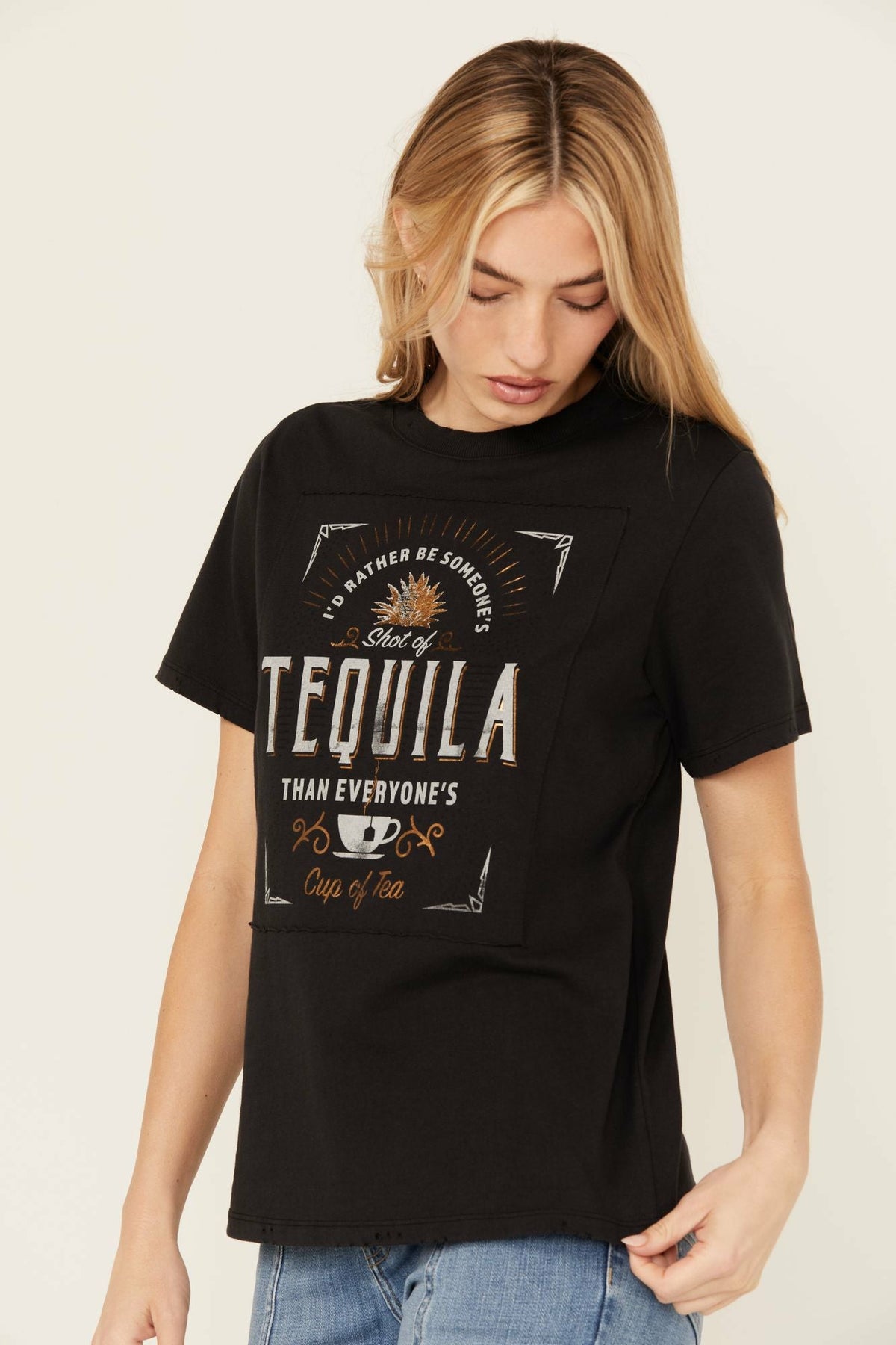 Shot Of Tequila Short Sleeve Graphic Tee