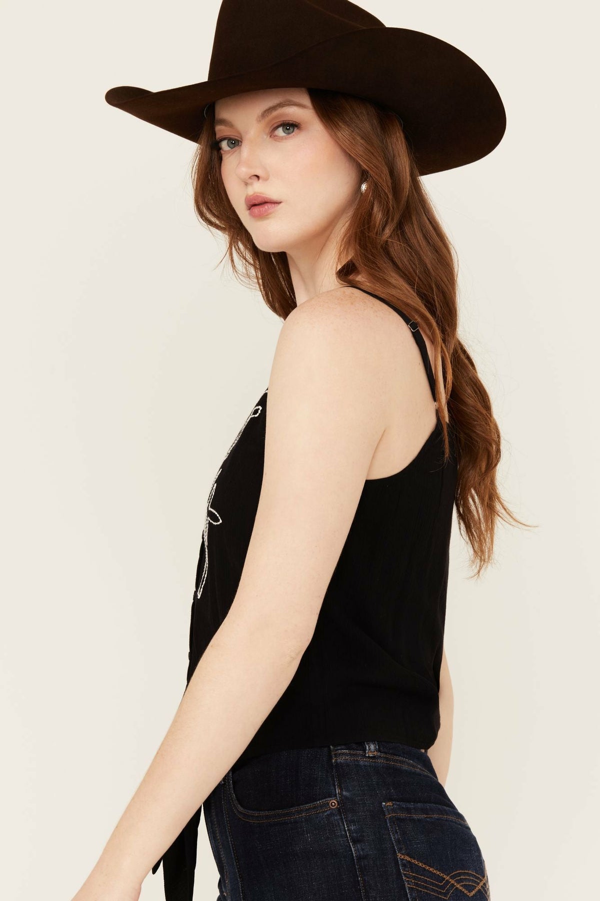 Steele Western Embroidered Cami