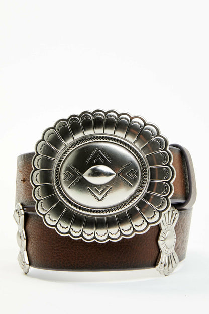 Leather Concho Belt