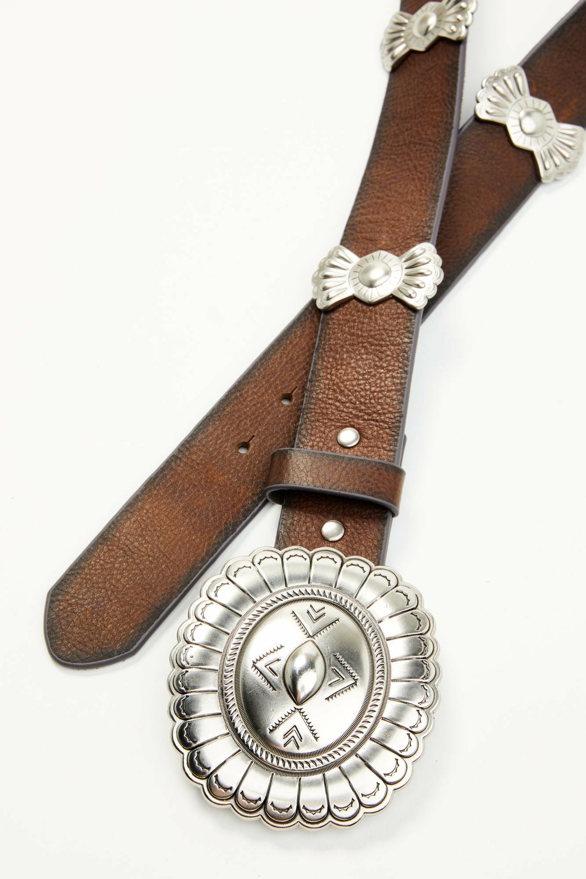 Leather Concho Belt