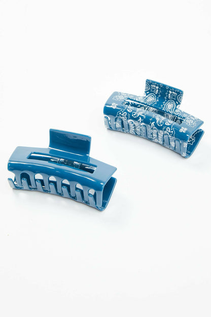 Juliet Large Acrylic Hair Claw Set - 2 Piece