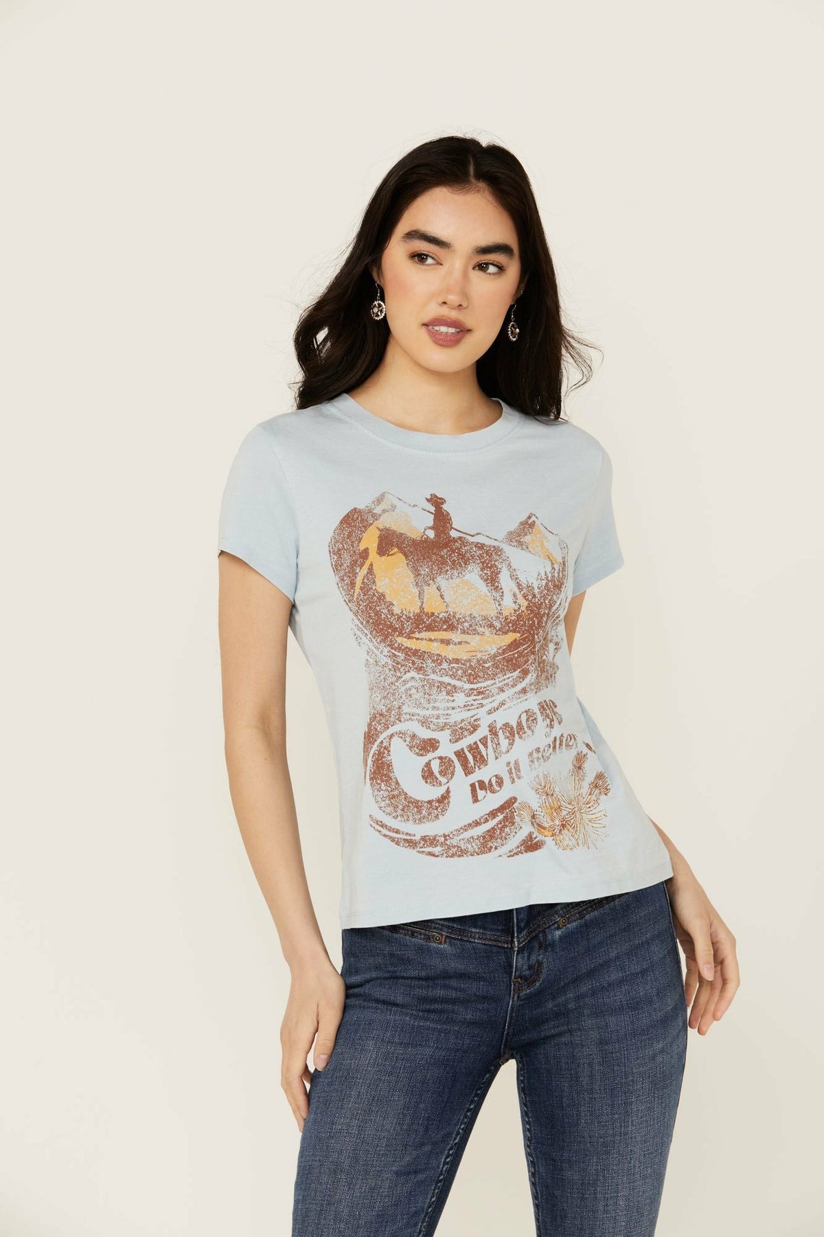 Cowboys Do It Better Relaxed Fit Short Sleeve Graphic Tee