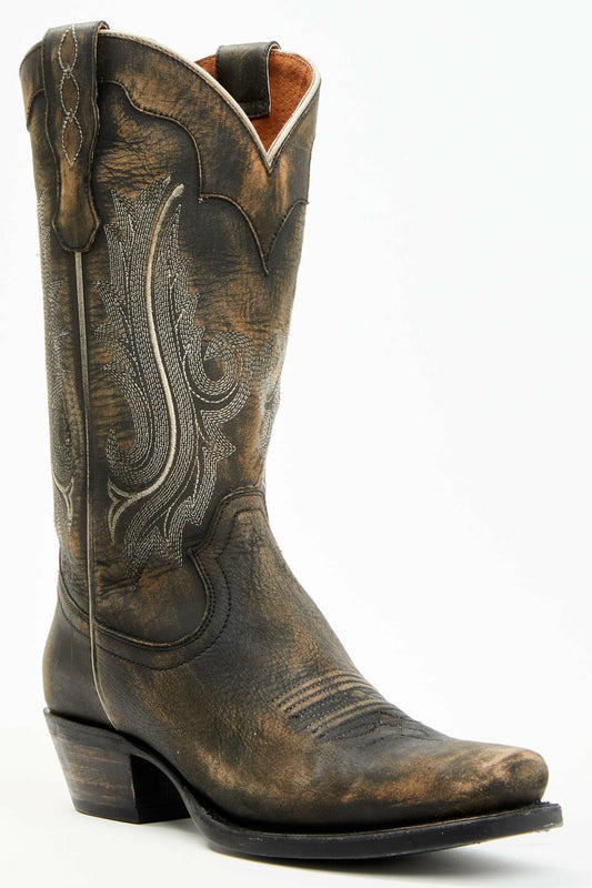 Lawless Distressed Western Boots - Square Toe