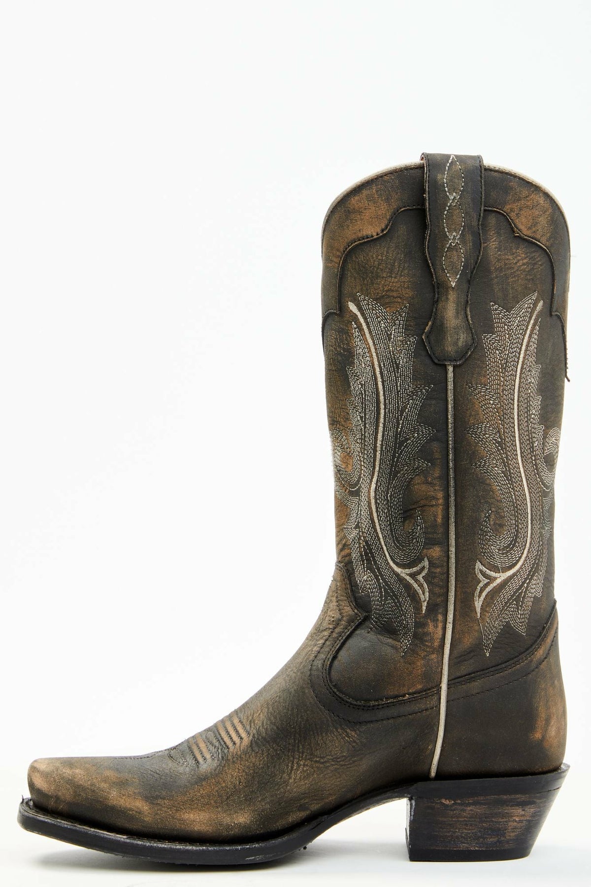 Lawless Distressed Western Boots - Square Toe