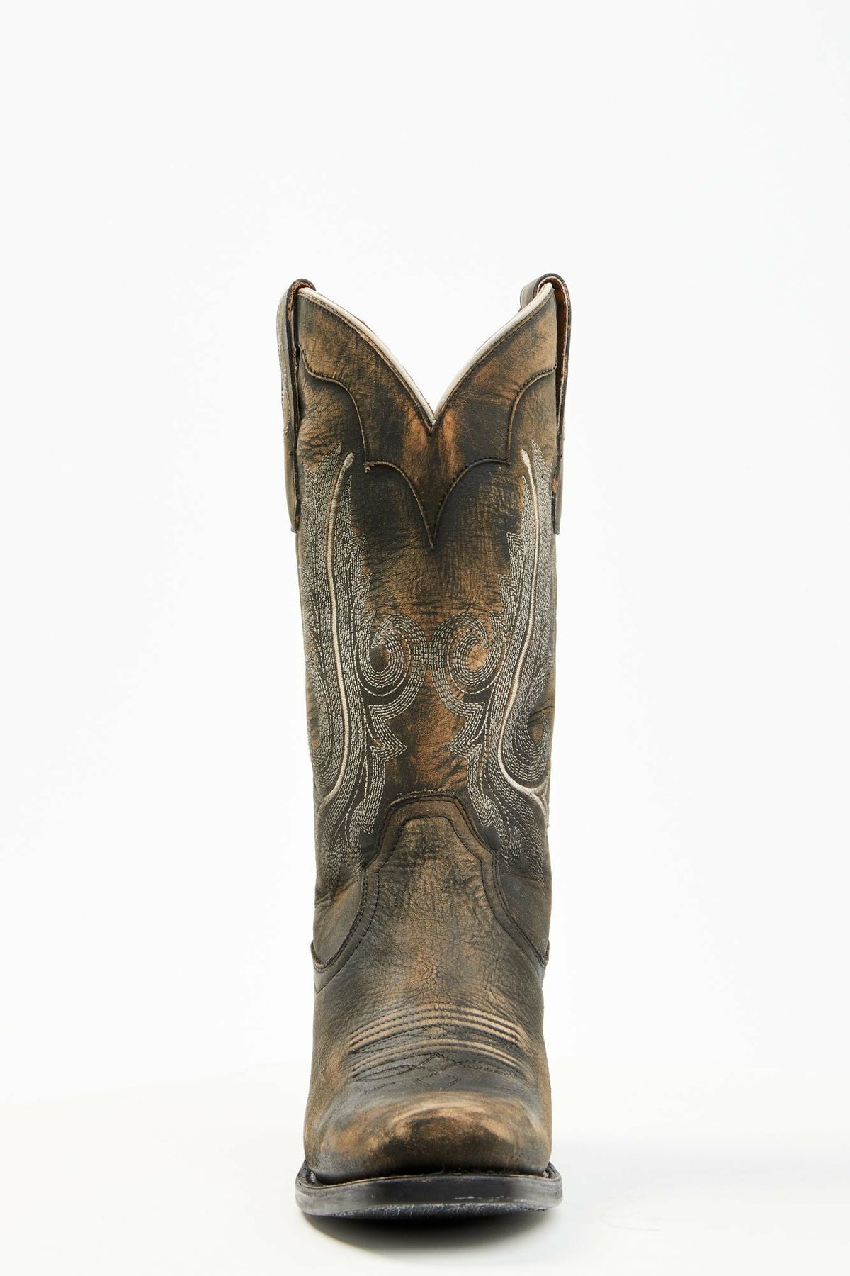 Lawless Distressed Western Boots - Square Toe