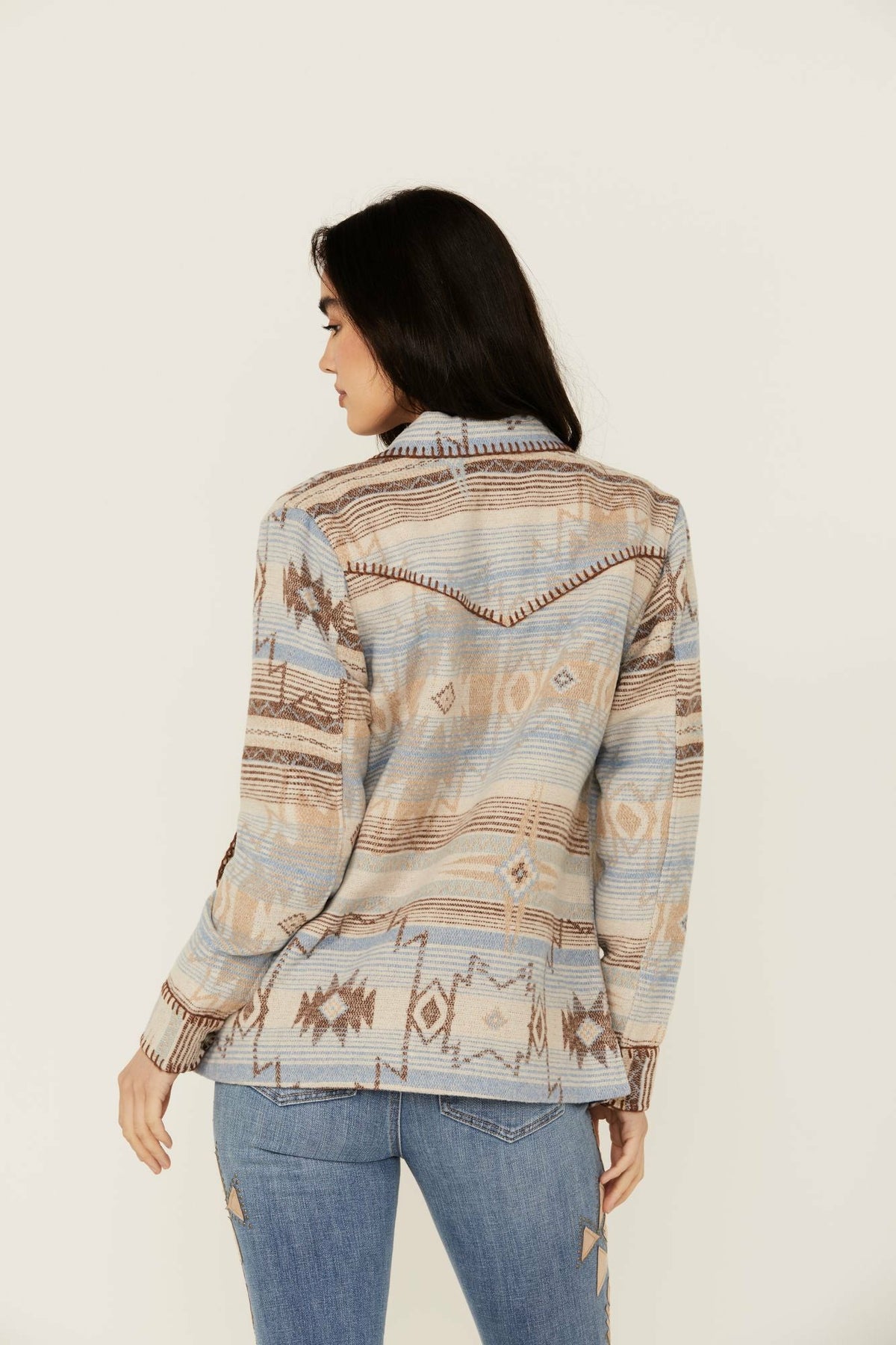 Hickorydale Southwestern Print Shacket
