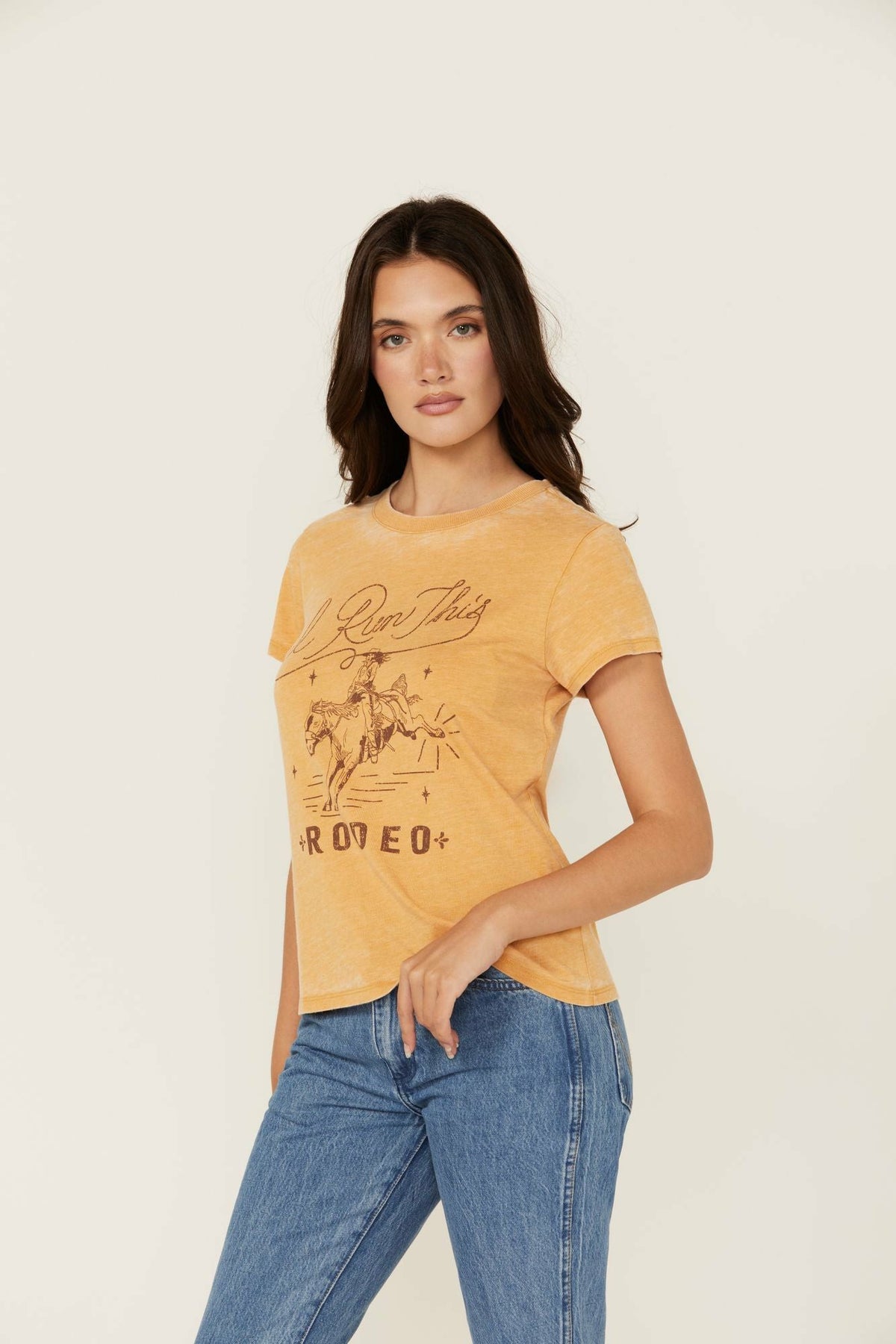 I Run This Rodeo Short Sleeve Relaxed Graphic Tee
