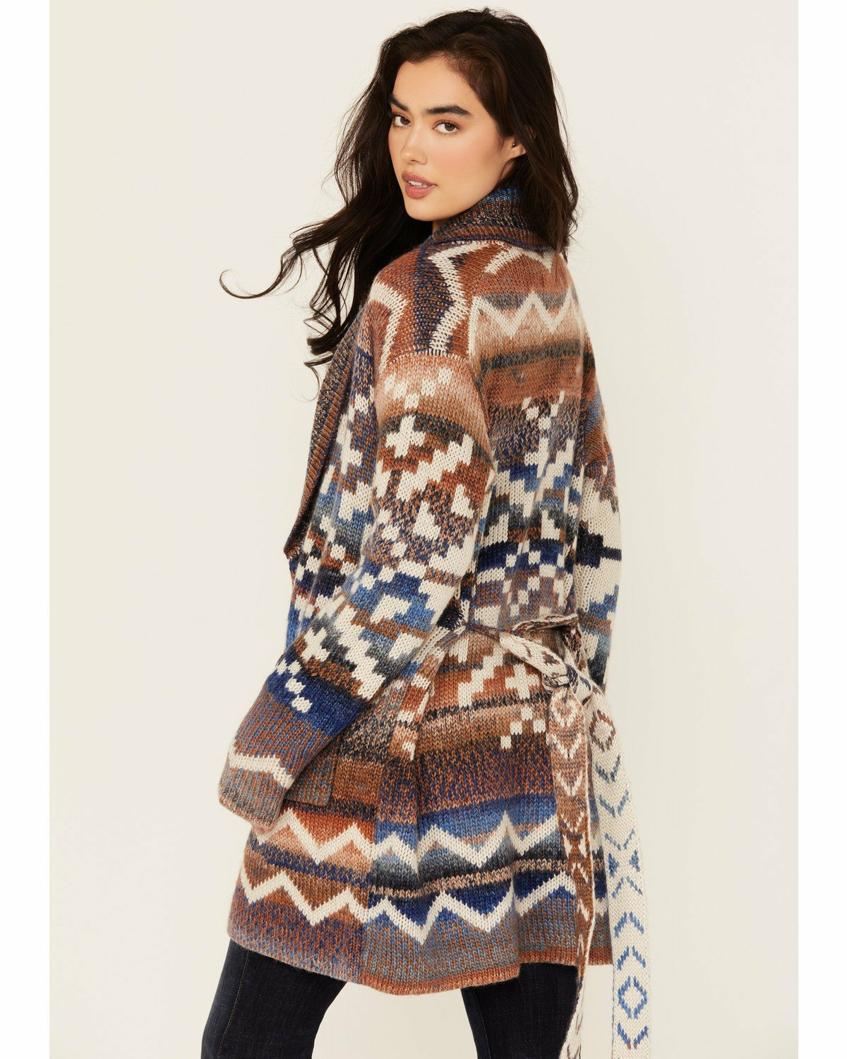 Myhr Southwestern Print Cardigan