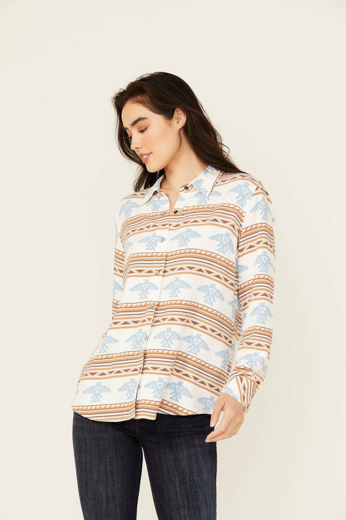Thunderbird Featherlight Long Sleeve Snap Western Shirt