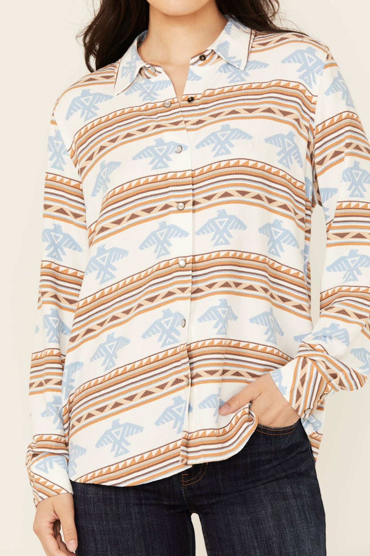 Thunderbird Featherlight Long Sleeve Snap Western Shirt