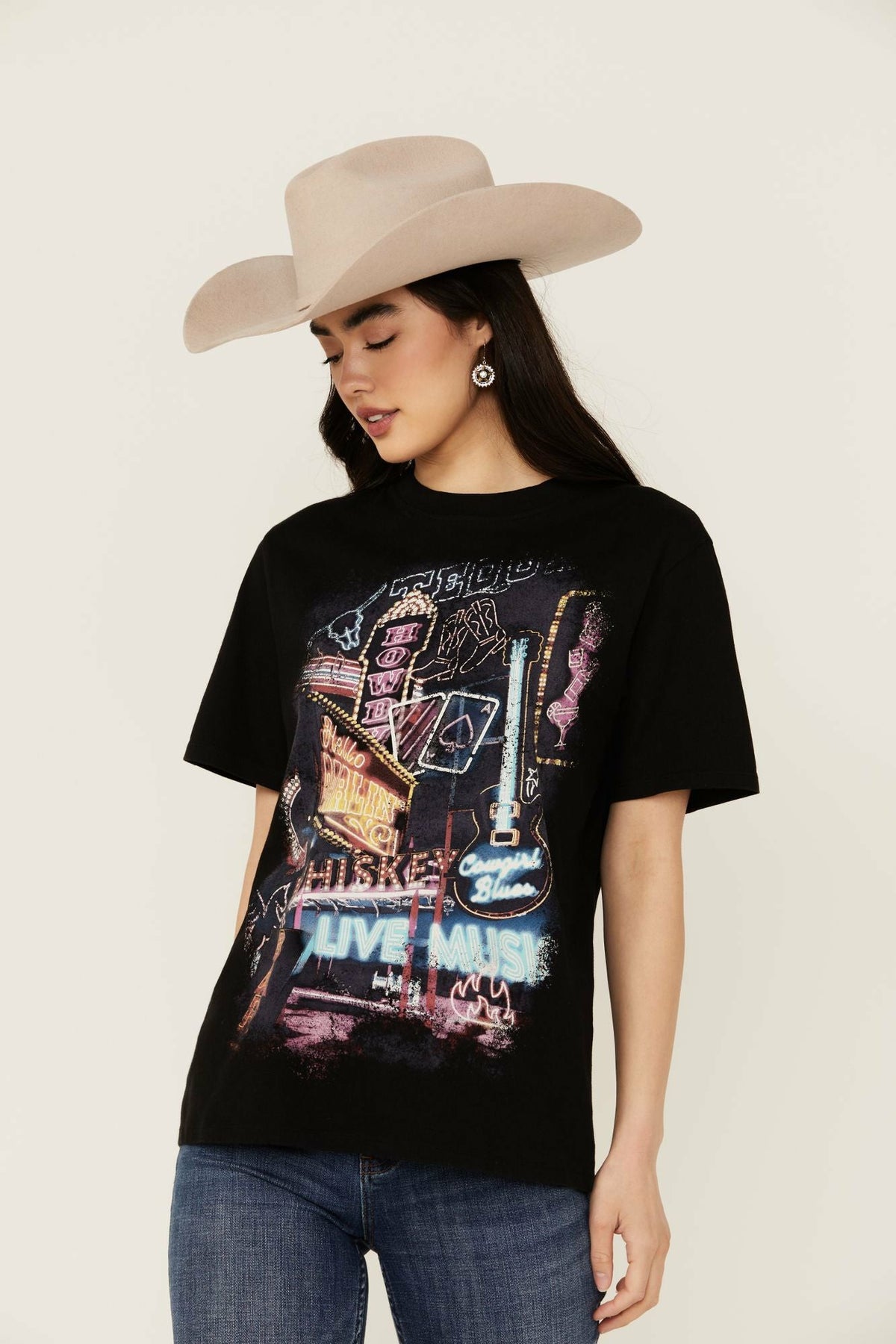 Howdy Darlin Short Sleeve Boyfriend Graphic Tee