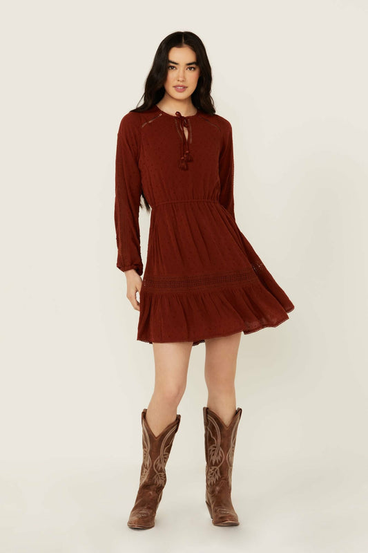 Riker Long Sleeve Mini Dress