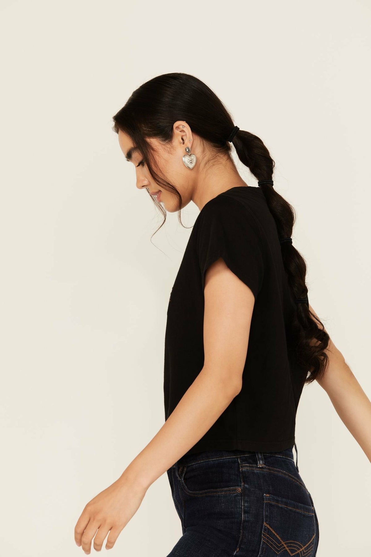 Sorry Gone Country Short Sleeve Cropped Graphic Tee