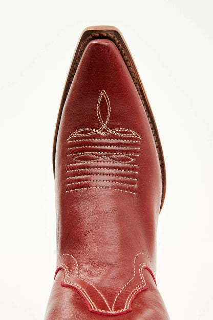 Dallas Alice Red Tall Western Boots - Snip Toe