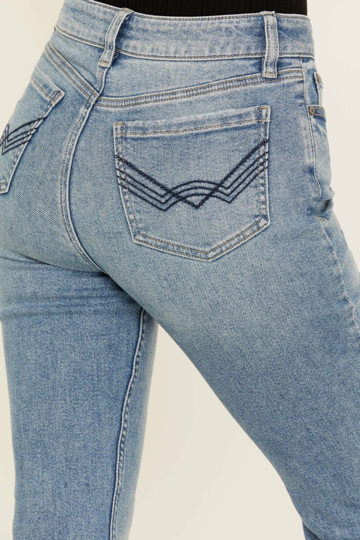 Arbor Outlaw High Rise Flare Stretch Denim Jeans
