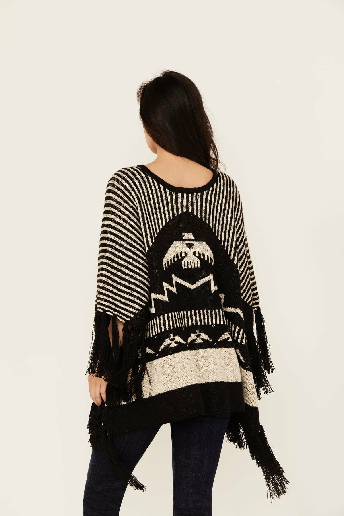 Eatons Thunderbird Poncho Sweater