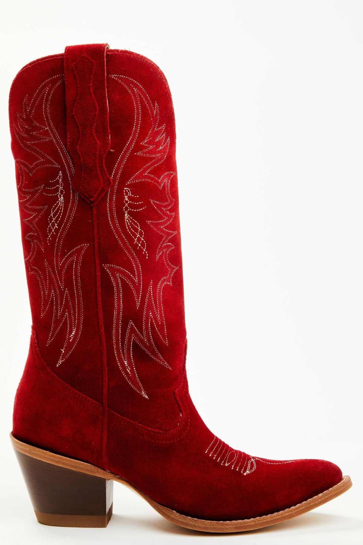 Charmed Life Fire Suede Western Boots - Round Toe