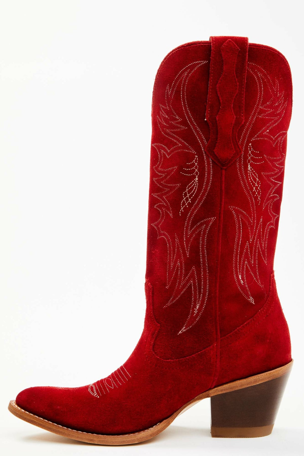 Charmed Life Fire Suede Western Boots - Round Toe