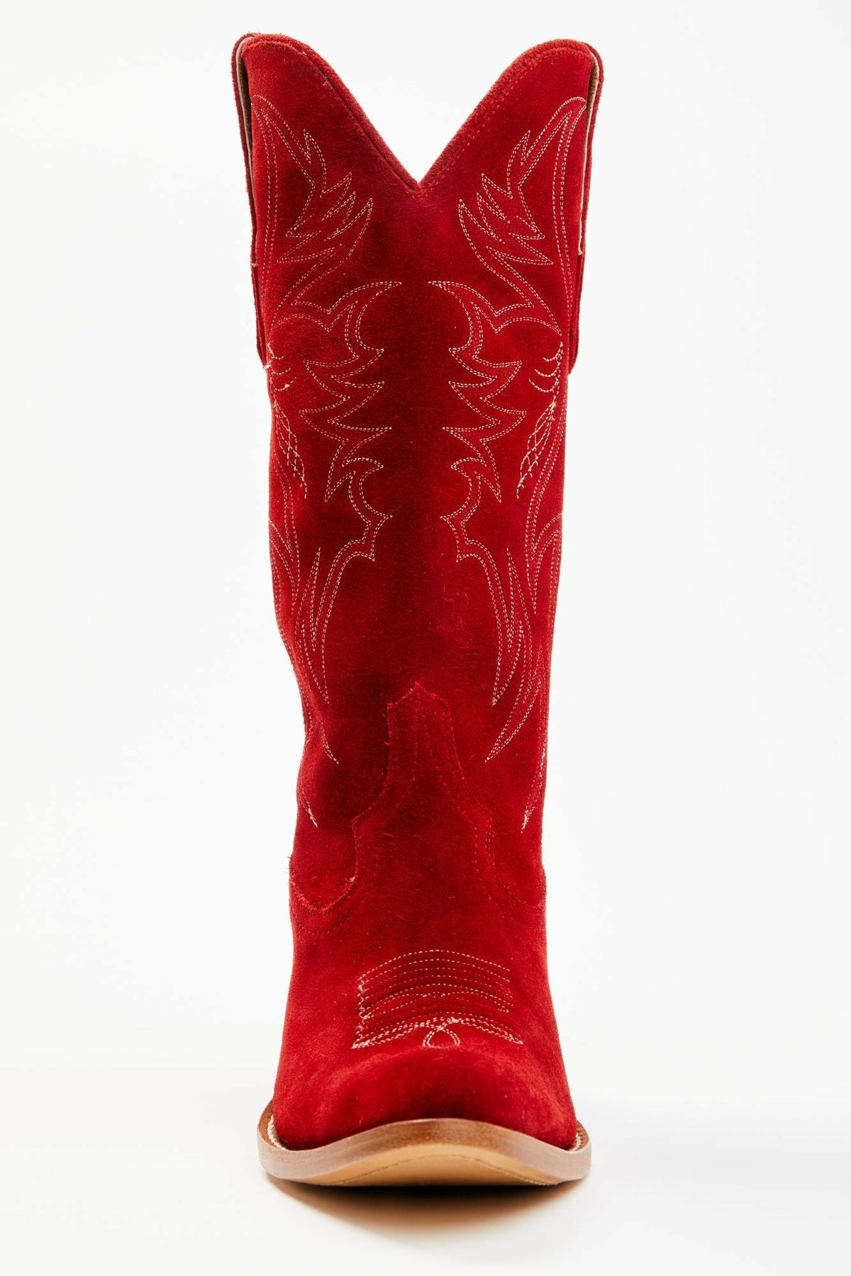 Charmed Life Fire Suede Western Boots - Round Toe